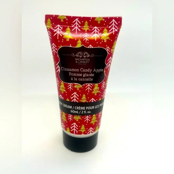 BROMPTON & LANGLEY Cinnamon Candy‎ Apple Foot Cream 60mL New Pomme Glacèe