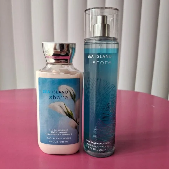 Bath & Body Works SEA ISLAND SHORE Lotion & Fragrance Mist Set of 2