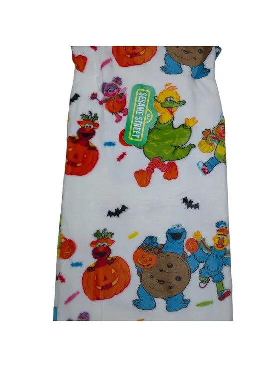 Sesame Street Halloween Plush Throw Blanket 50