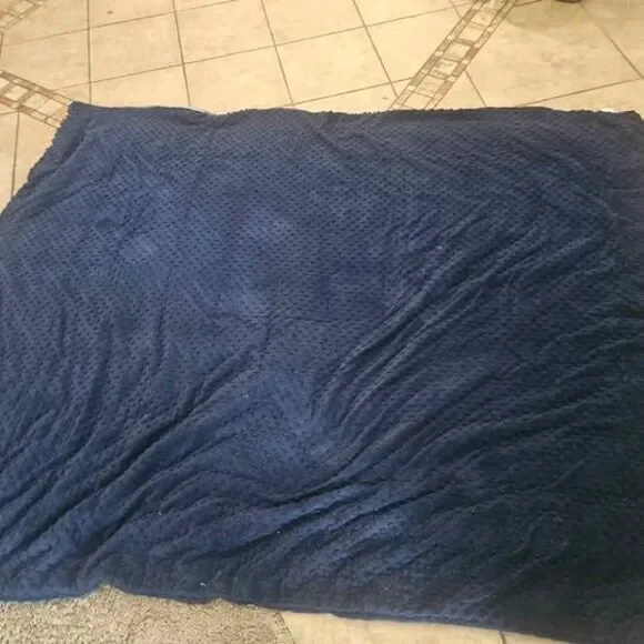 Relax Eden Minky Dot Weighted Blanket Cover 23 lbs Twin Size 57