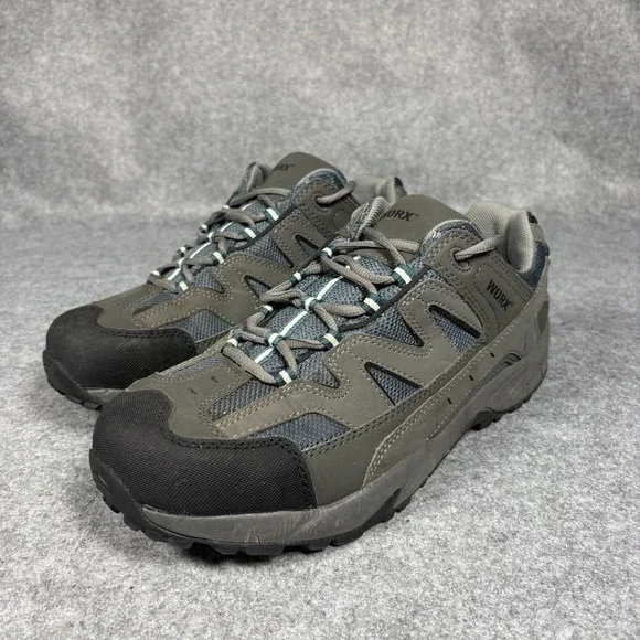 Worx STK#5007 Safety Toe Work Shoes‎ 13M Gray Steel Toe EH Rated