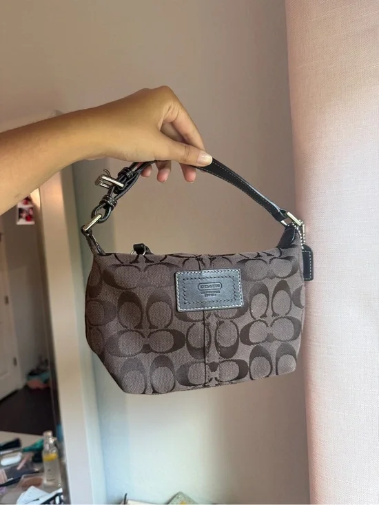 Coach Brown Signature Canvas purse