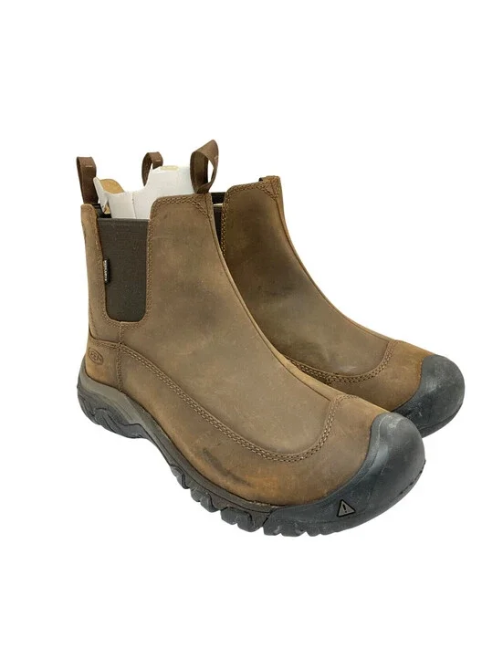 KEEN Men’s Slip-On Anchorage III WP Casual Boots 1017790 Earth/Mulch Size 11.5M