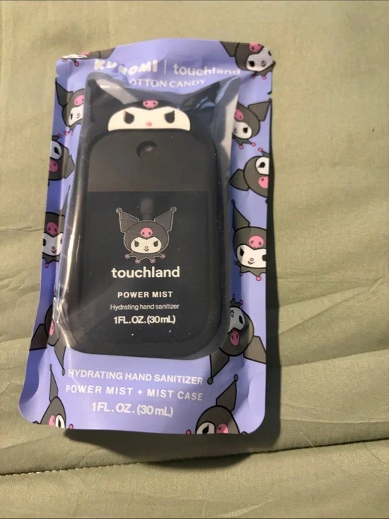 Touchland Power Mist Hydrating Hand Sanitizer with Kuromi Case - Black