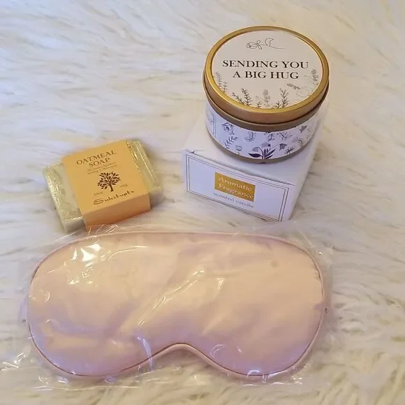 Candle oatmeal soap eye mask