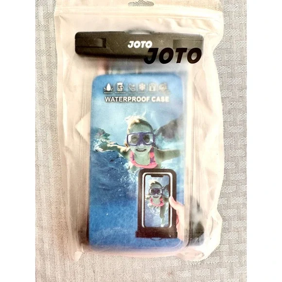 JOTO Universal Waterproof Phone 2-Pack Pouch Dry Bag‎ Case N Clear NEW