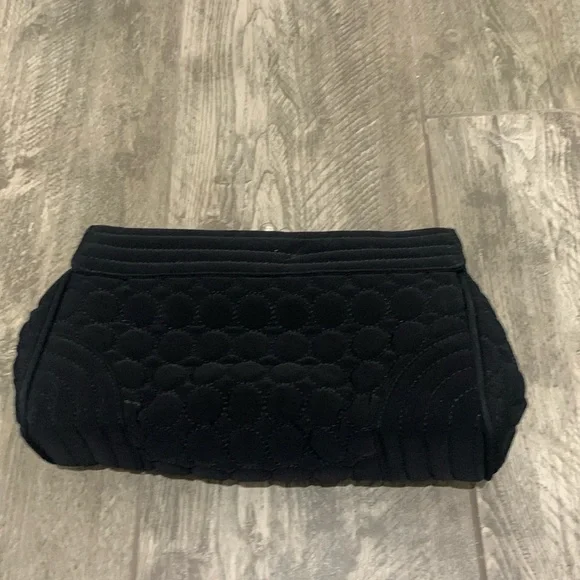 Quilted Black Women's Clutch Bag