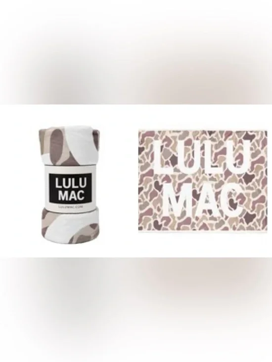 LULU MAC Sherpa Blanket