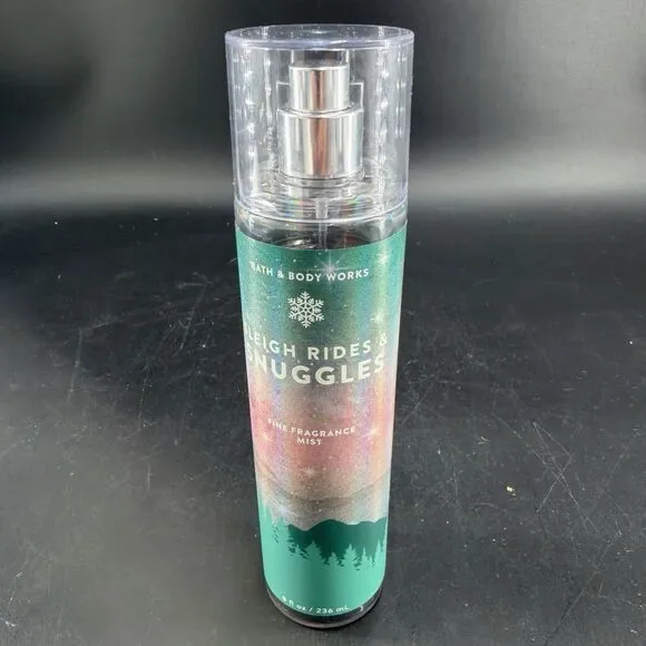 Bath & Body Works Sleigh Rides and Snuggles Fine Fragrance Mist. 8 fl Ozs. New