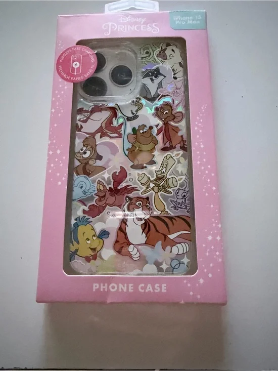 Disney Princess Sidekicks Protective Case for iPhone 15 Pro Max – Clear