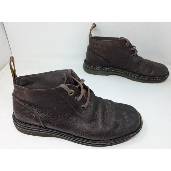 Dr Martens Sussex Brown Leather Chukka Boots‎ Men's Size 10