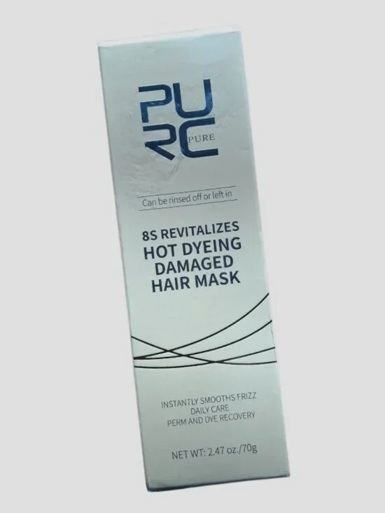 PURC 8 Seconds Revitalizes Hot Dyeing Damaged Hair Mask 2.47 oz Exp 06/2028