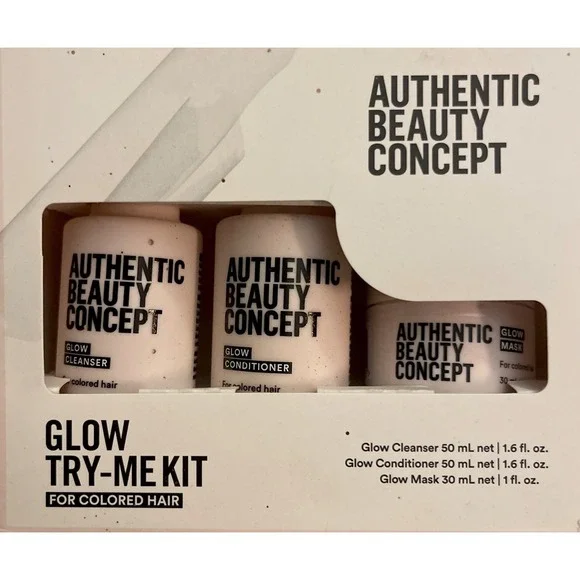Authentic Beauty Concept‎ Glow Try Me Kit - Shampoo, Conditioner, & Hair Mask