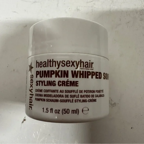 Healthy Sexy Hair Pumpkin Whipped Souffle Styling Creme 1.5 OZ