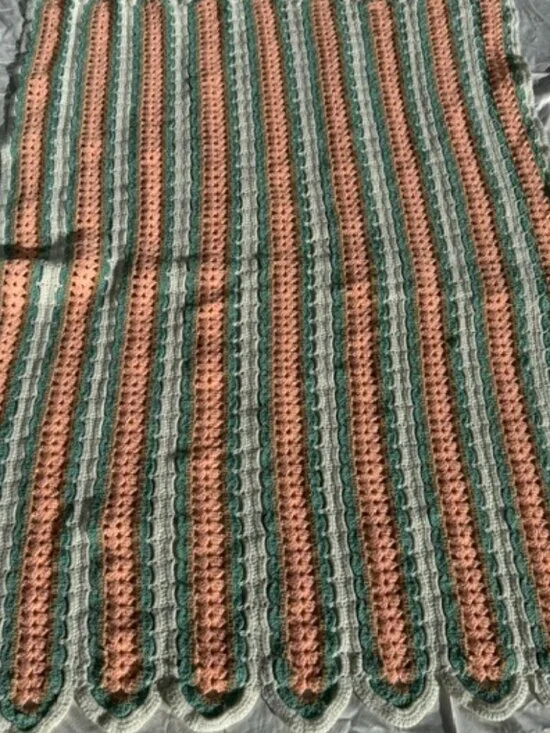 Hand Croched Afghan - 63