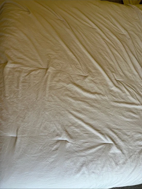 Luxury Cream Comforter Cover - Soft Everyday Bedding