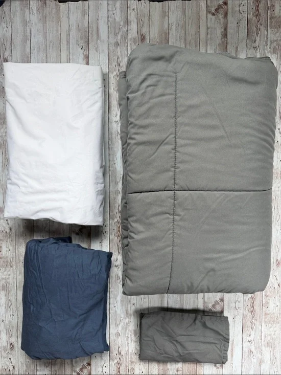 Bare Home Twin XL Comforter GuardMax Mattress Encasement Cotton Fitted Sheet