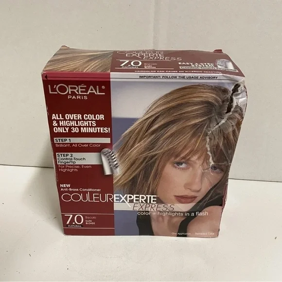 L'Oreal Paris Couleur Experte Express 7.0 Biscotti Dark Blonde Hair Color
