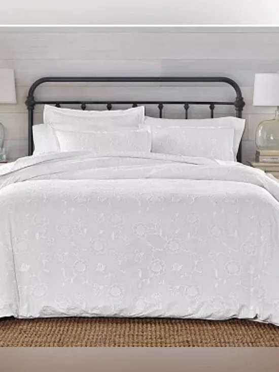 Charter Club - Colette Embroidery 3-pc Comforter Set - King
