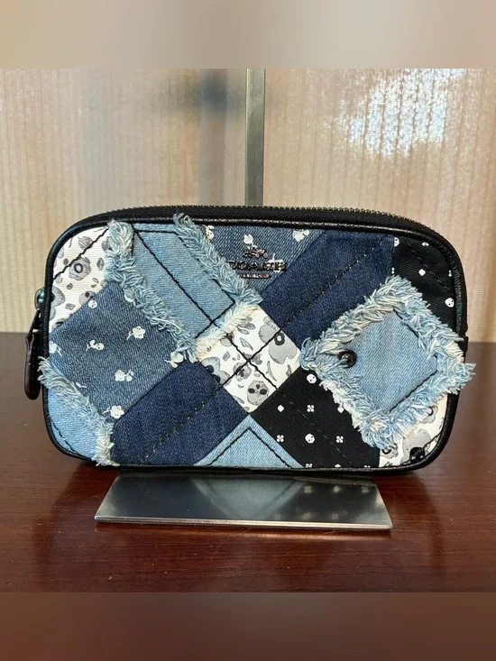 Coach Y2K Denim Patchwork Crossbody