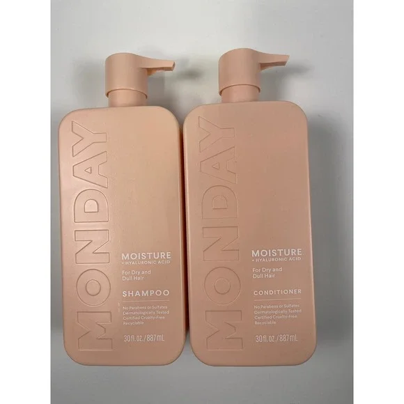 MONDAY Haircare Moisture Shampoo and Conditioner Set Hyaluronic Acid 30oz 2pk