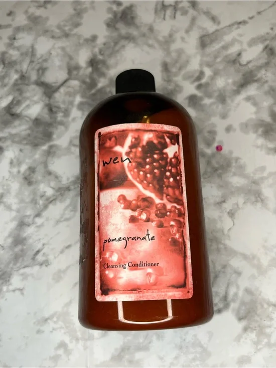WEN Pomegranate Cleansing Conditioner - Brown Bottle with Red Label