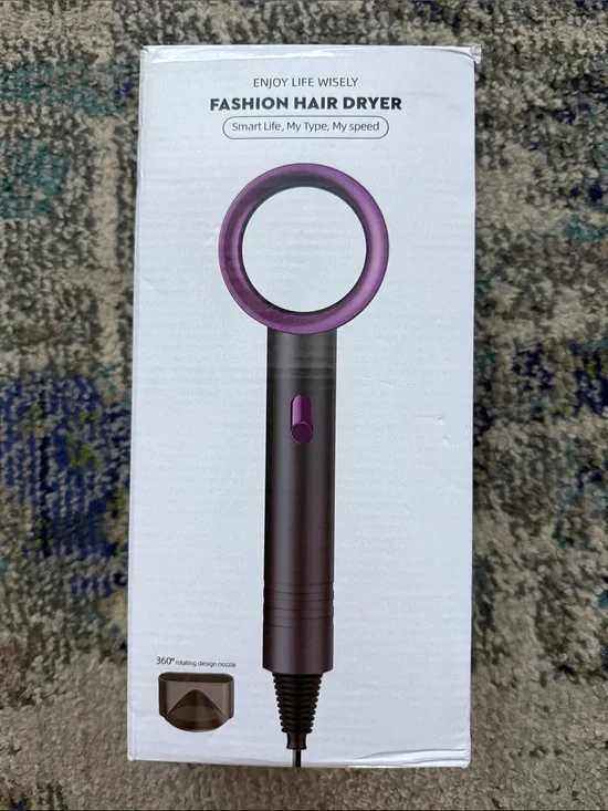Fashion Hair Dryer – Ring Design – Brand New in Box