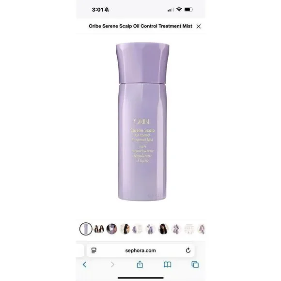 NWT Oribe Serene Scalp Oil Control Treatment Mist 125 ml