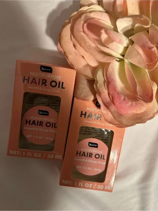 🛍️Multipurpose Hair Oil - Pink | Smooth & Glossy Finish