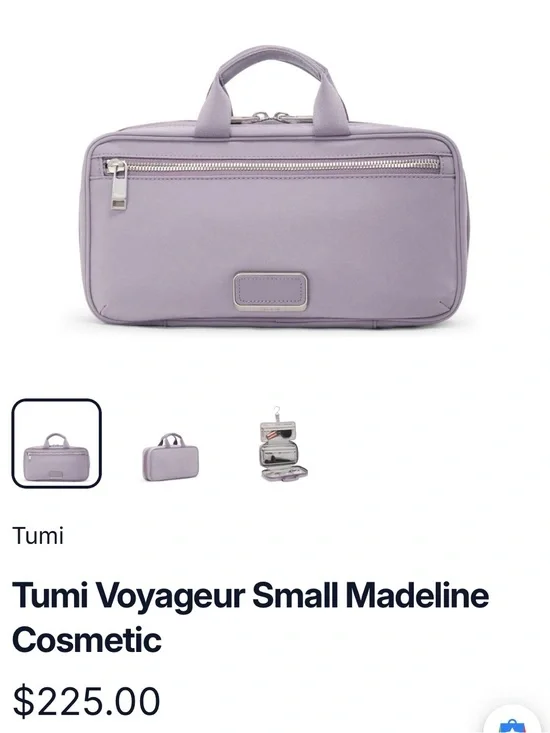 ⚡️NWT⚡️Tumi Voyageur Small Madeline Cosmetic Bag — Lavender