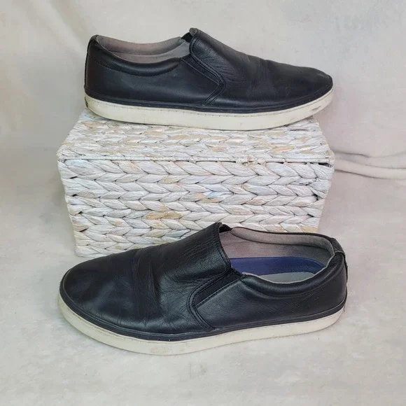 COLE HAAN Grand OS Franklin Black Sz 12 M Men‎ Slip-On Leather Loafers Sneakers
