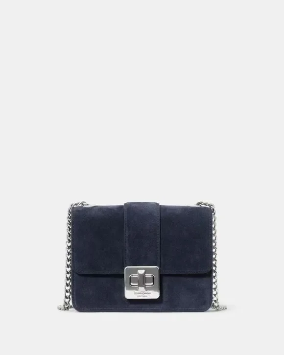 Kate Spade $329 Phoebe Suede Turnlock Mini Flap Crossbody m2