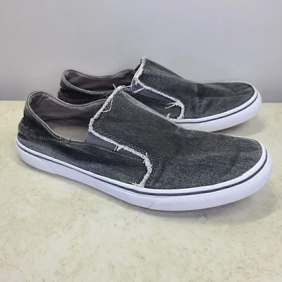 Eddie Bauer Slip On Denim Sneakers 11