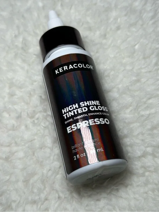 Keracolor High Shine Tinted Gloss In Espresso 2 oz New
