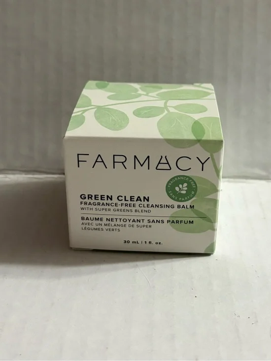 Farmacy Green Clean Fragrance-Free Cleansing Balm 30 ml 1 oz New