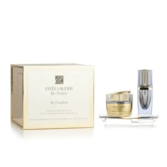 Estée Lauder Re-Nutriv RE-CREATION EYE BALM AND NIGHT SERUM for Eyes NIB
