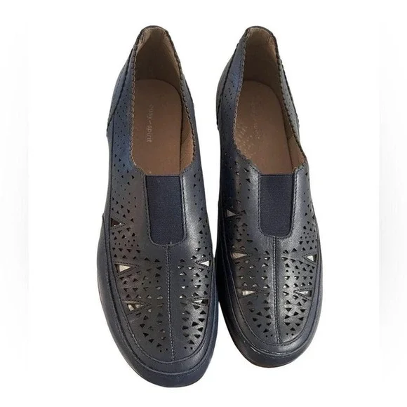 NWT Easy‎ Spirit leather upper Duff Casual Slip-ons size 11