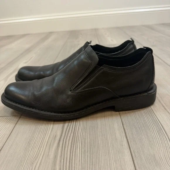 COLE HAAN Air Blythe Slip On Leather Shoes C09662 Black‎ Men Size 9.5M