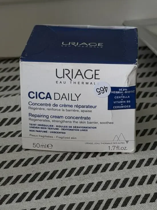 Uriage Cica Daily Repairing Cream Concentrate 50ml Barrier Moisturizer