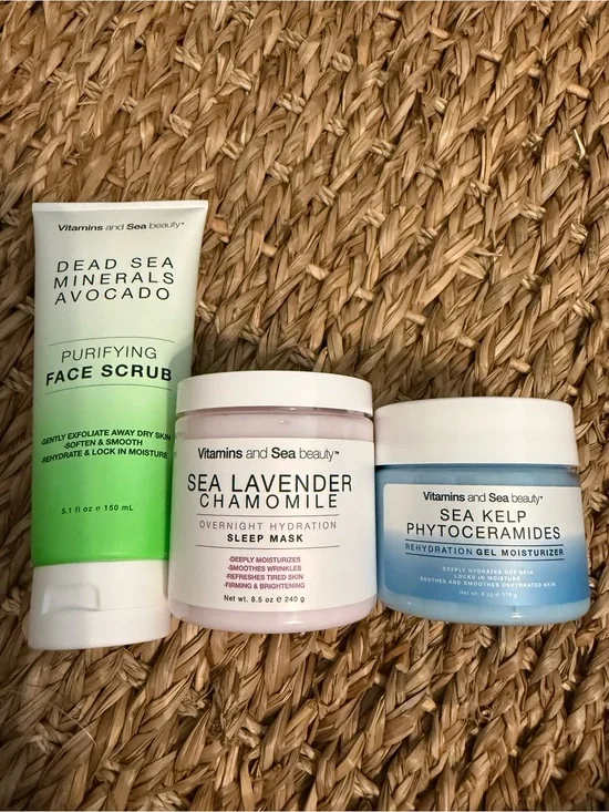 Vitamins & Sea Beauty 3-Piece Skincare Set NEW