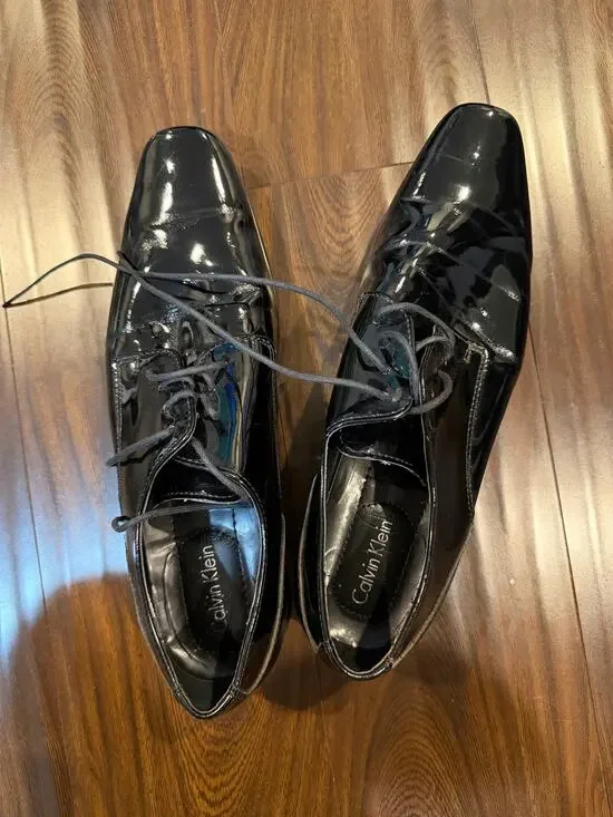 Calvin Klein Tuxedo Shoes Patent Leather - Size 11