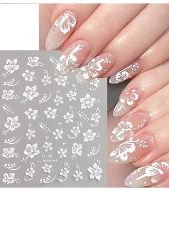 Trendy Self Adhesive Nails Art Transfer Sticker