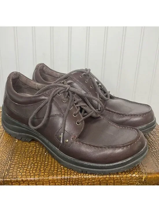 Dansko Wyatt Mens Mocha Brown Leather Oxford Size 10.5 or EU44
