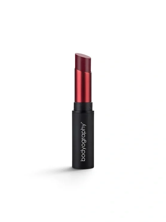 Bodyography VELVET Fabric Texture Lipstick Oxblood Burgundy  NEW PC
