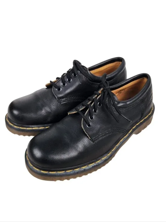 Dr. Martens Black Leather Oxford Shoes Mens Size 11 10805 8053 AirWair Cushion
