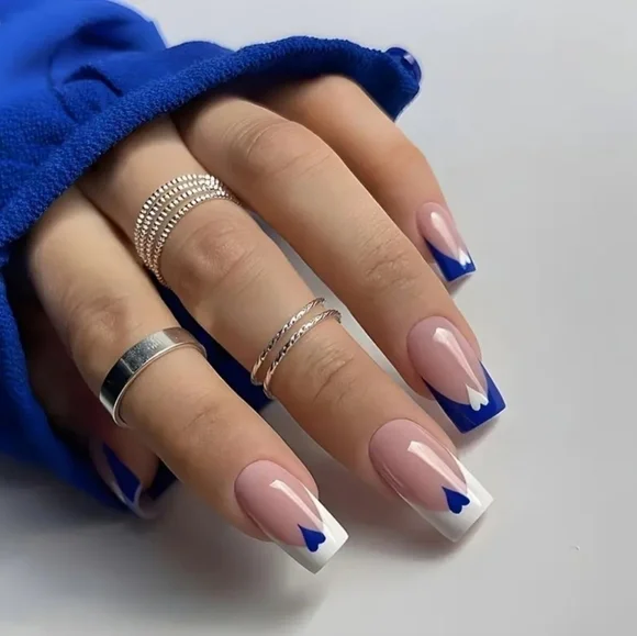 24 Pieces Fake Press On Nails
