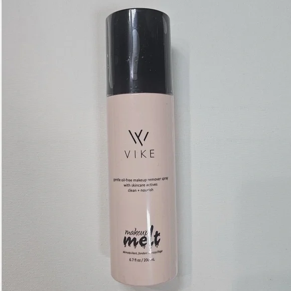 VIKE Makeup Melt Gentle Oil-Free Makeup Remover Spray 6.7oz Beige Bottle New‎