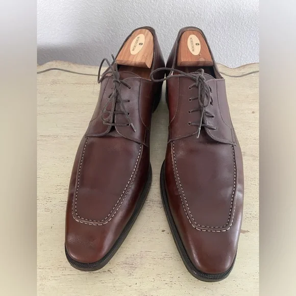 TO BOOT NEW YORK Hand Made‎ in Italy Brown Derby in Italian Calf Size 12 1/2