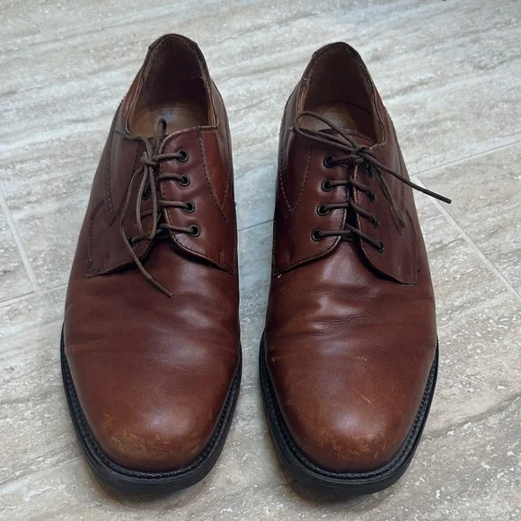 Bostonian Rich Brown Leather Oxfords size 10 1/2