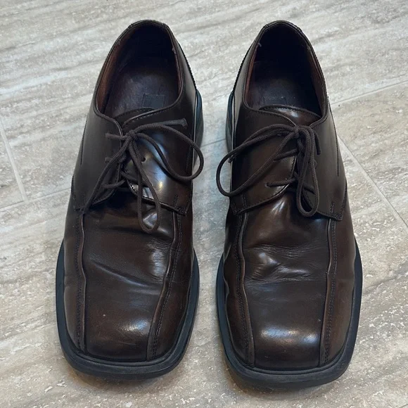 Kenneth Cole Reaction Dark Brown Men's Oxfords size 10 1/2